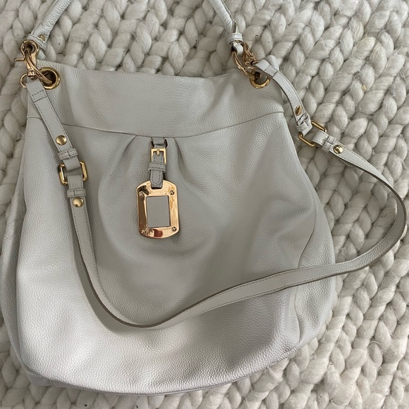 SOLD. Leather Hobo - Picture 1 of 6